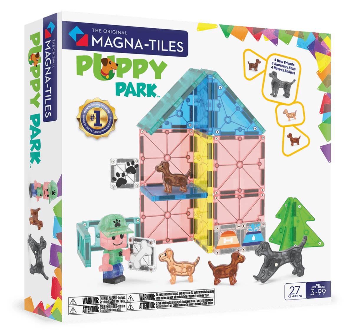 Magna - Tiles - Magna - Tiles Puppy Park 27 - delige set - Playlaan