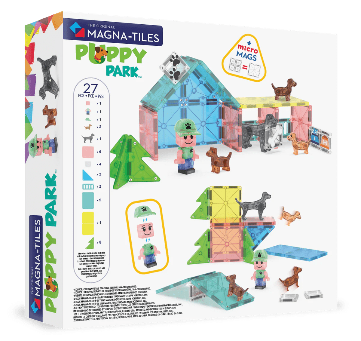 Magna - Tiles - Magna - Tiles Puppy Park 27 - delige set - Playlaan