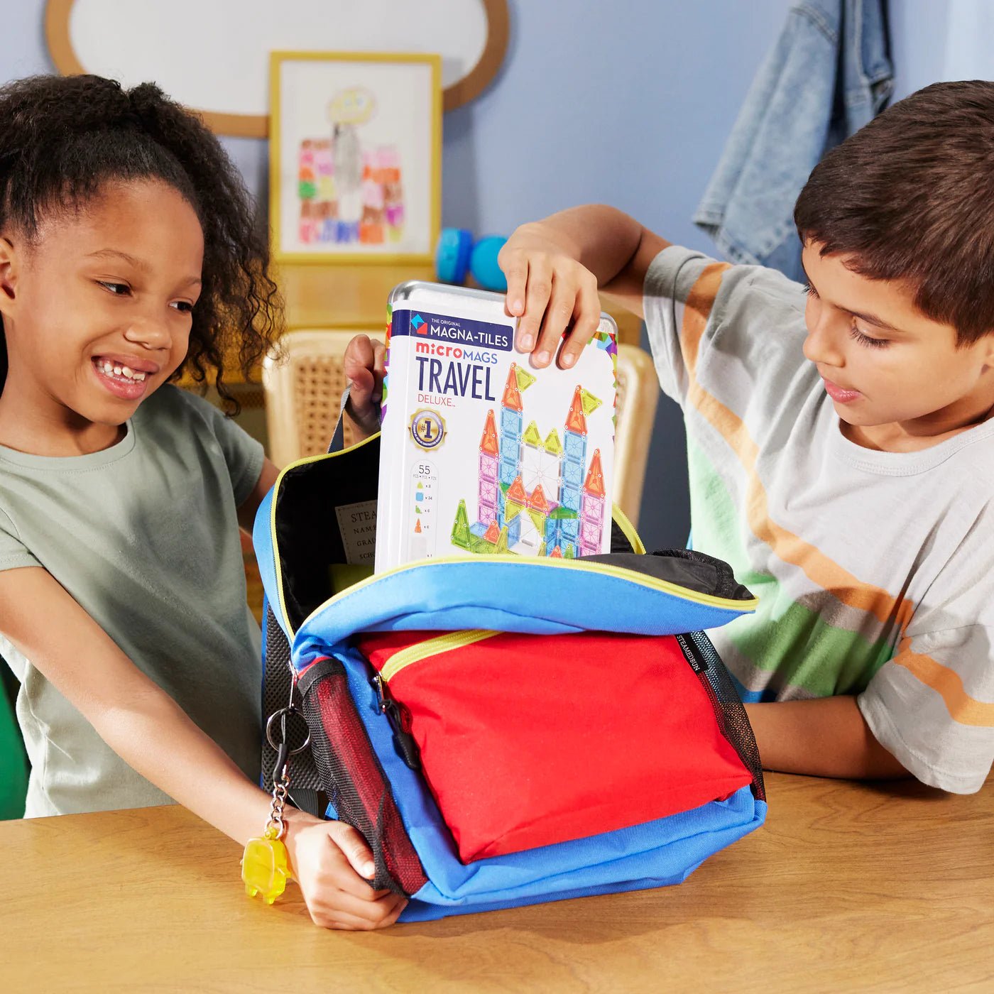 Magna - Tiles - Magna - Tiles Travel Set Deluxe - 55stuks - Playlaan