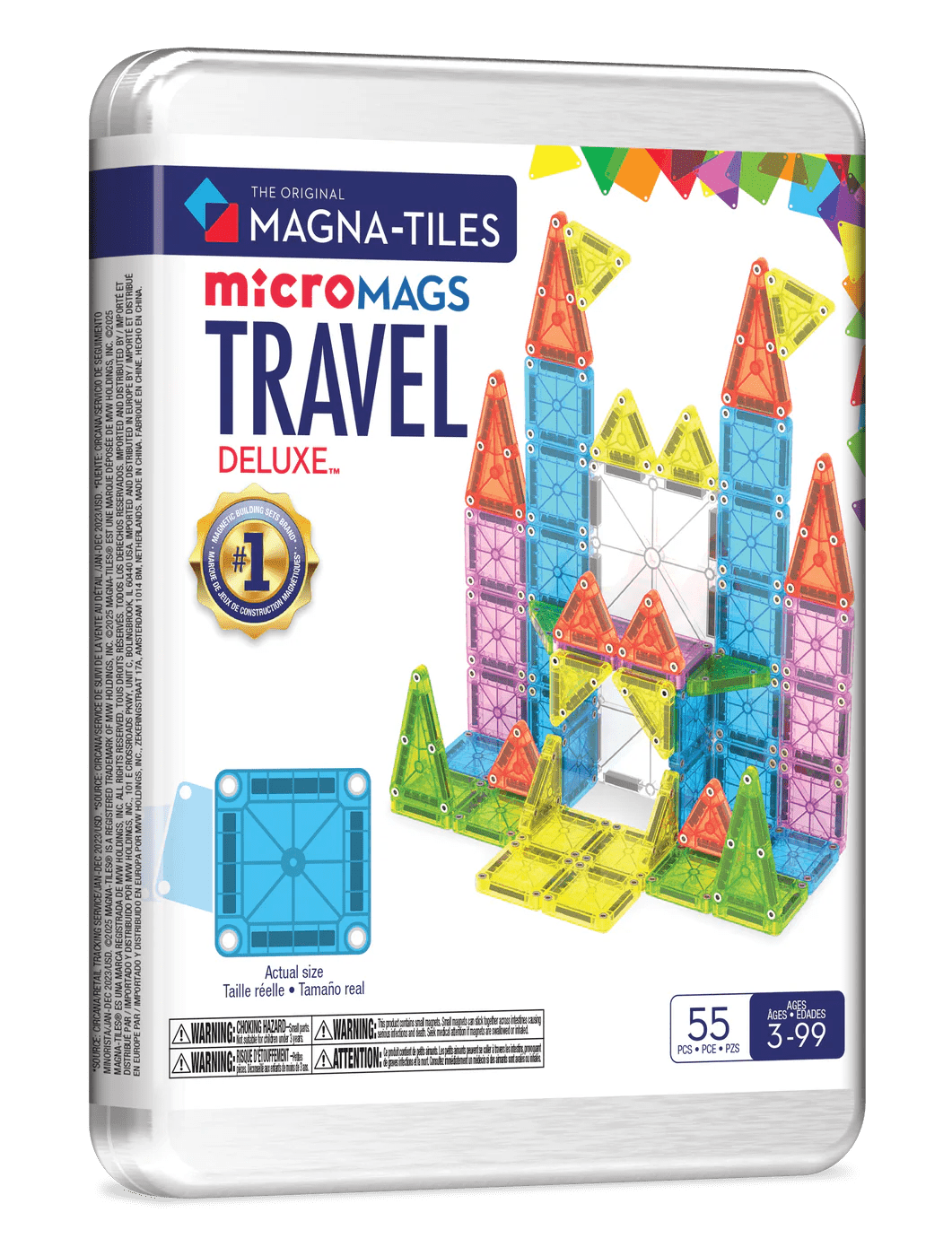 Magna - Tiles - Magna - Tiles Travel Set Deluxe - 55stuks - Playlaan