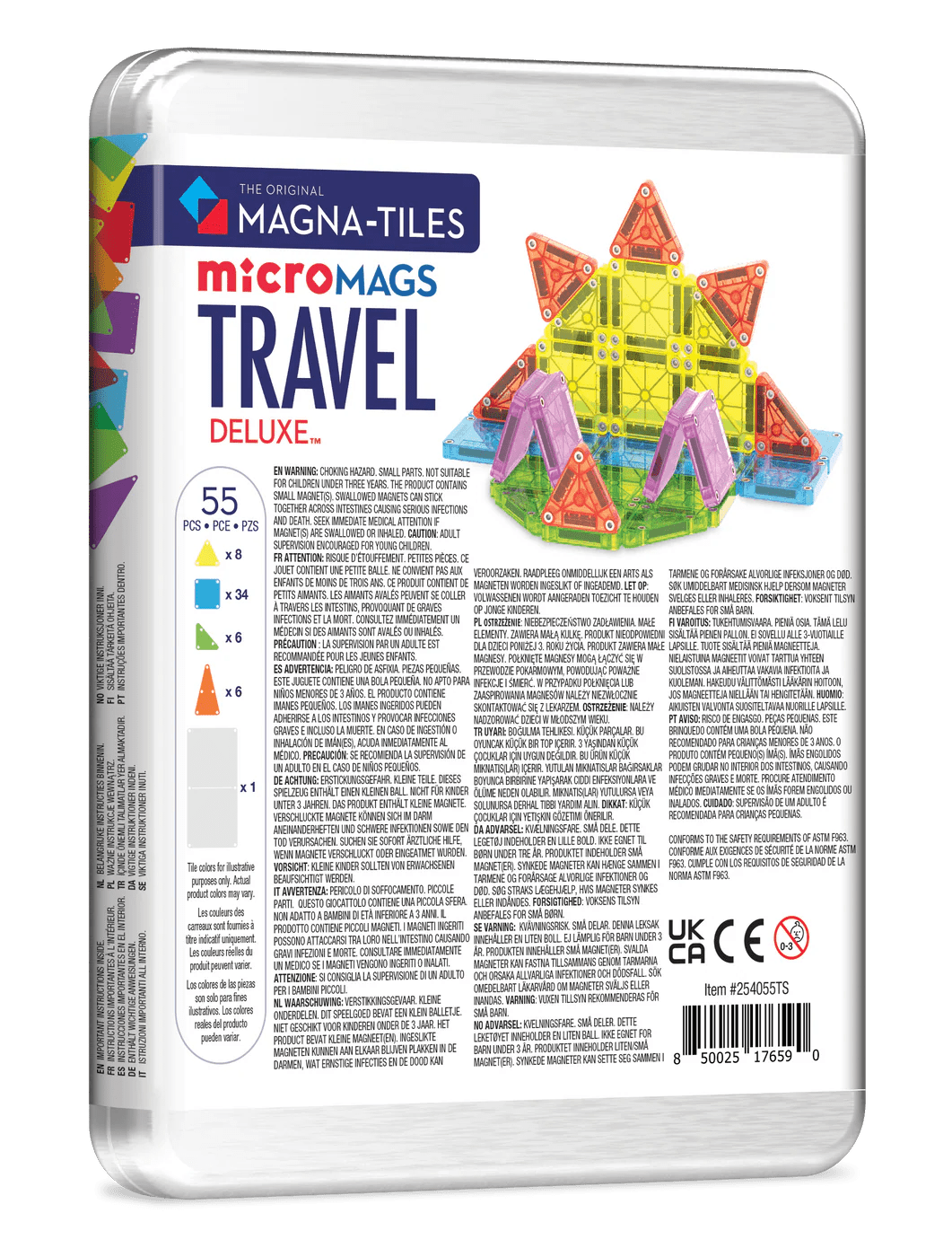 Magna - Tiles - Magna - Tiles Travel Set Deluxe - 55stuks - Playlaan