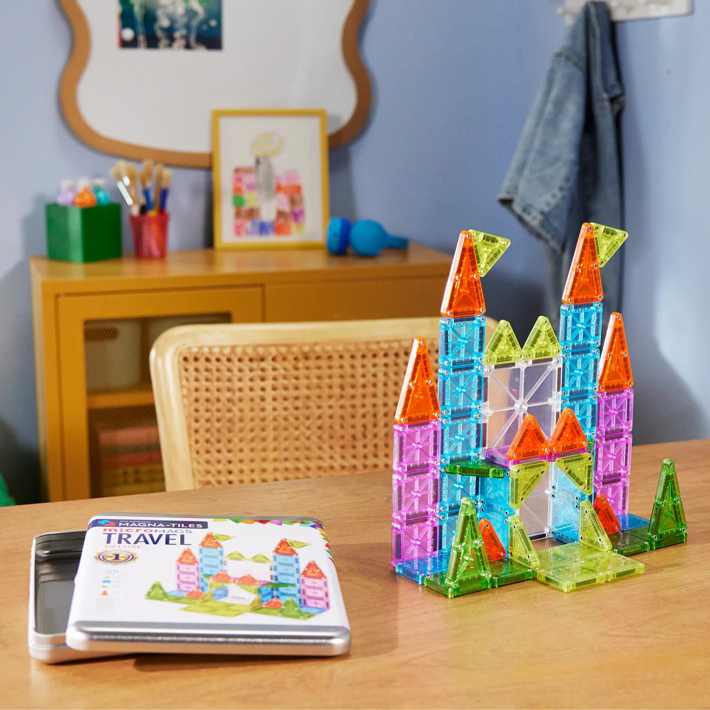 Magna - Tiles - Magna - Tiles Travel Set Deluxe - 55stuks - Playlaan