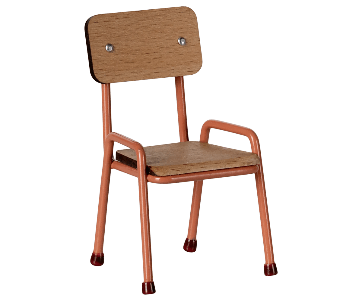 Maileg - Chair, Mouse - Coral - Playlaan