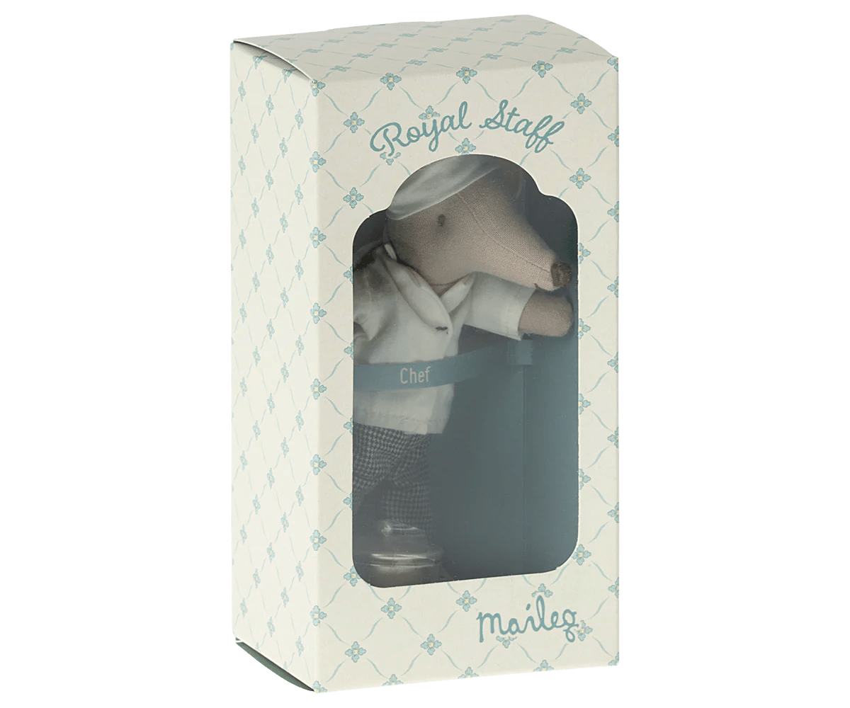 Maileg - Chef - muis met soeppan en lepel - Playlaan