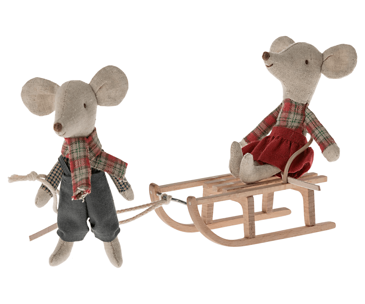 Maileg - Houten Slee - Muizen Accessoires - Playlaan