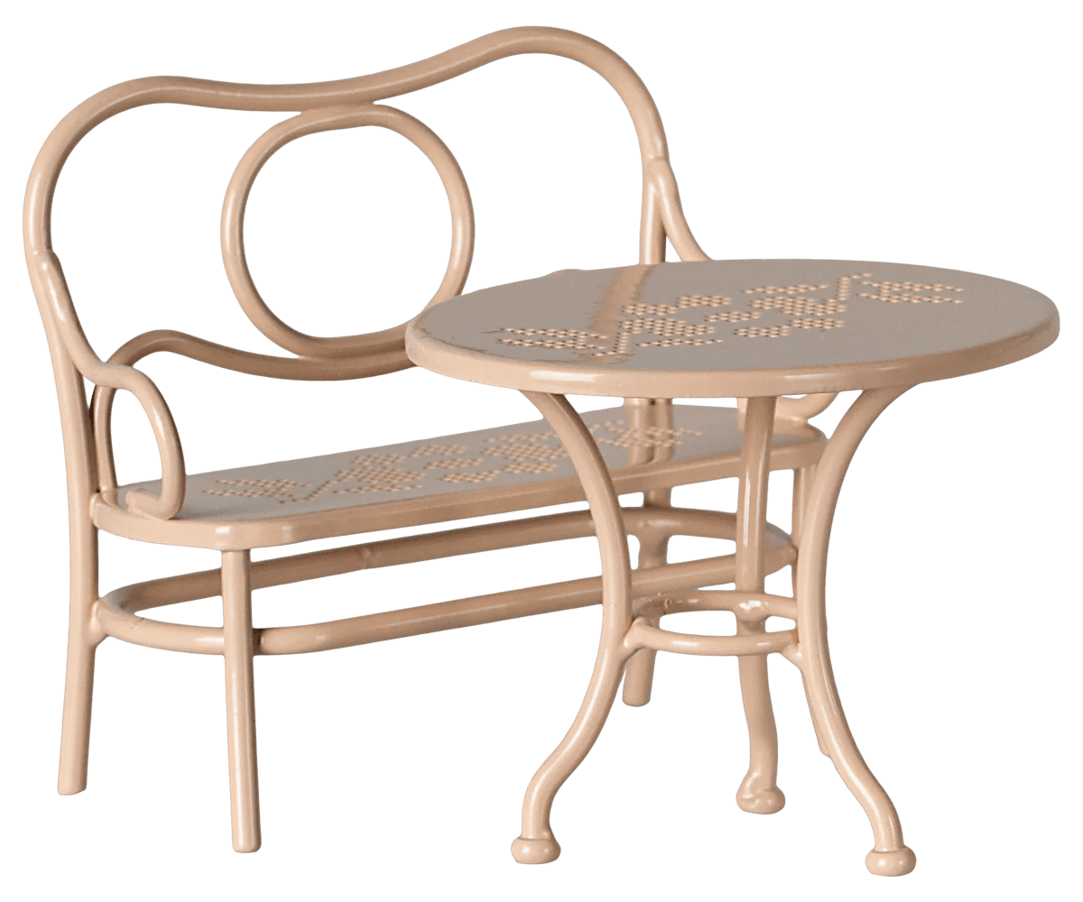 Maileg - Maileg - Caféset groot, Muis - Lichtroze - Playlaan