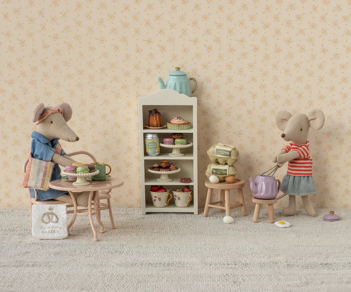 Maileg - Maileg - Caféset groot, Muis - Lichtroze - Playlaan
