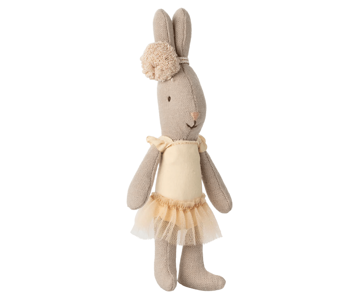 Maileg - Maileg - Konijn, Micro - Balletpakje en rokje beige - Playlaan