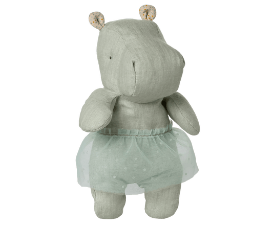 Maileg - Maileg - Safari Friends, Nijlpaard met rok, Small - Mint - Playlaan