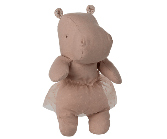 Maileg - Maileg - Safari Friends, Nijlpaard met rok, Small - Roze - Playlaan