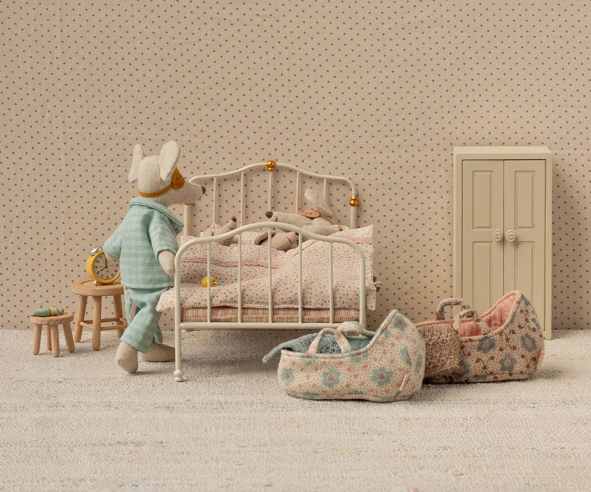 Maileg - Maileg - Vintage bed, Muis - Gebroken wit - Playlaan
