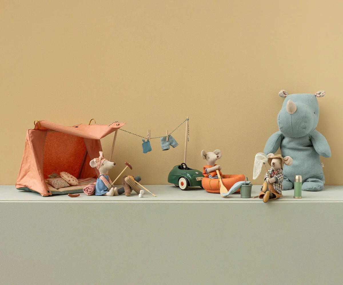 Maileg - Maileg - Vissset voor muizen - Visnet, emmertje en vis - Playlaan