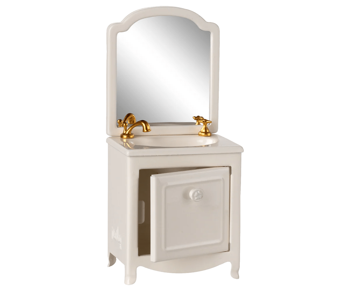 Maileg - Maileg - Wastafelkastje muis - Gebroken wit - Playlaan