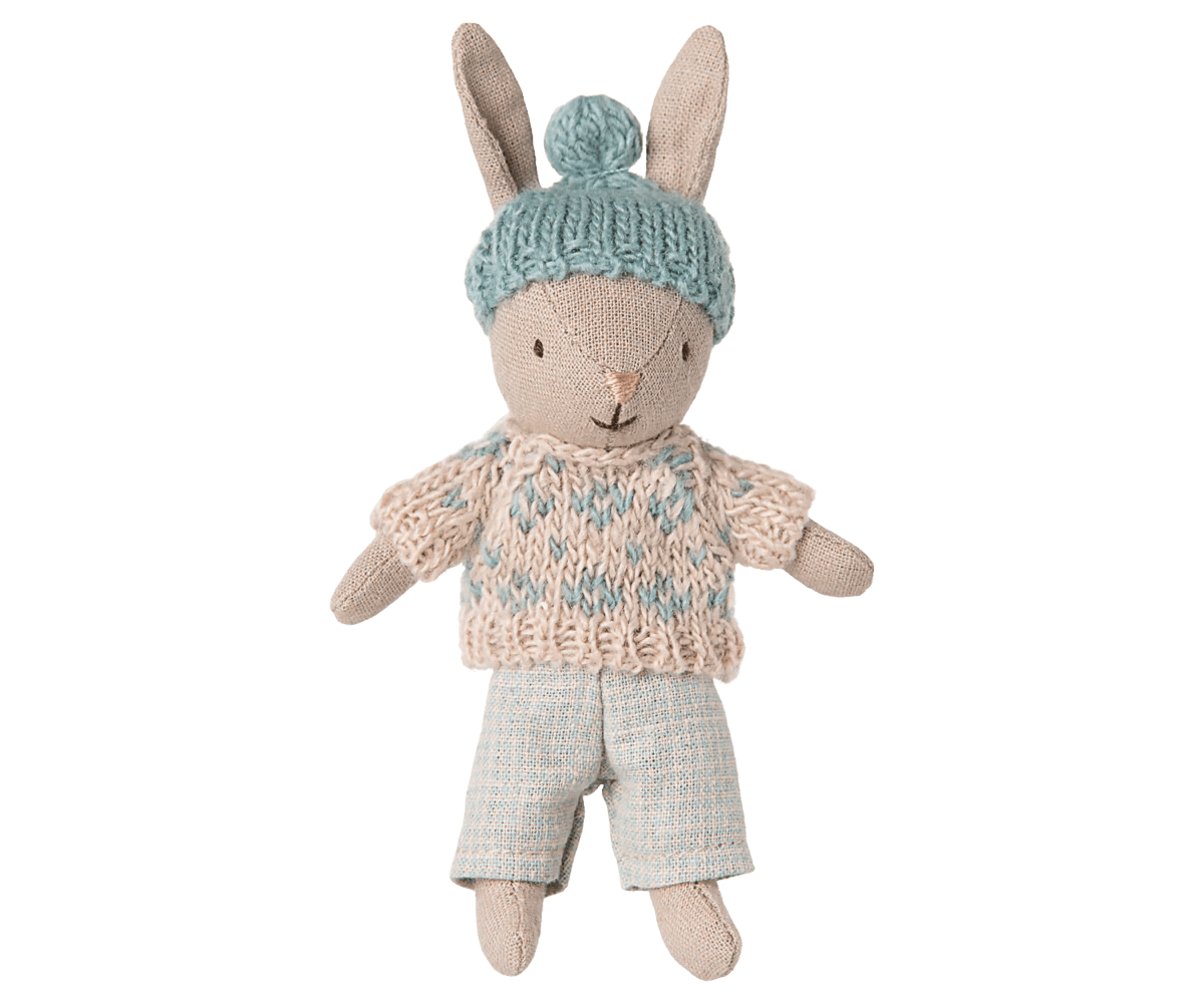 Maileg - Maileg - Winterkonijn Micro - Zand - Munt - Playlaan