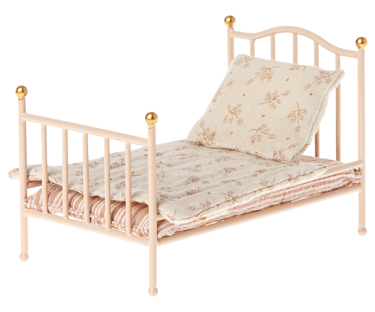Maileg - Vintage bed, Muis - Roos - Playlaan
