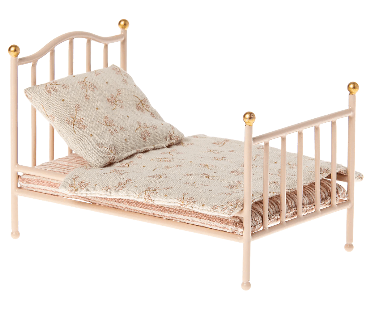 Maileg - Vintage bed, Muis - Roos - Playlaan