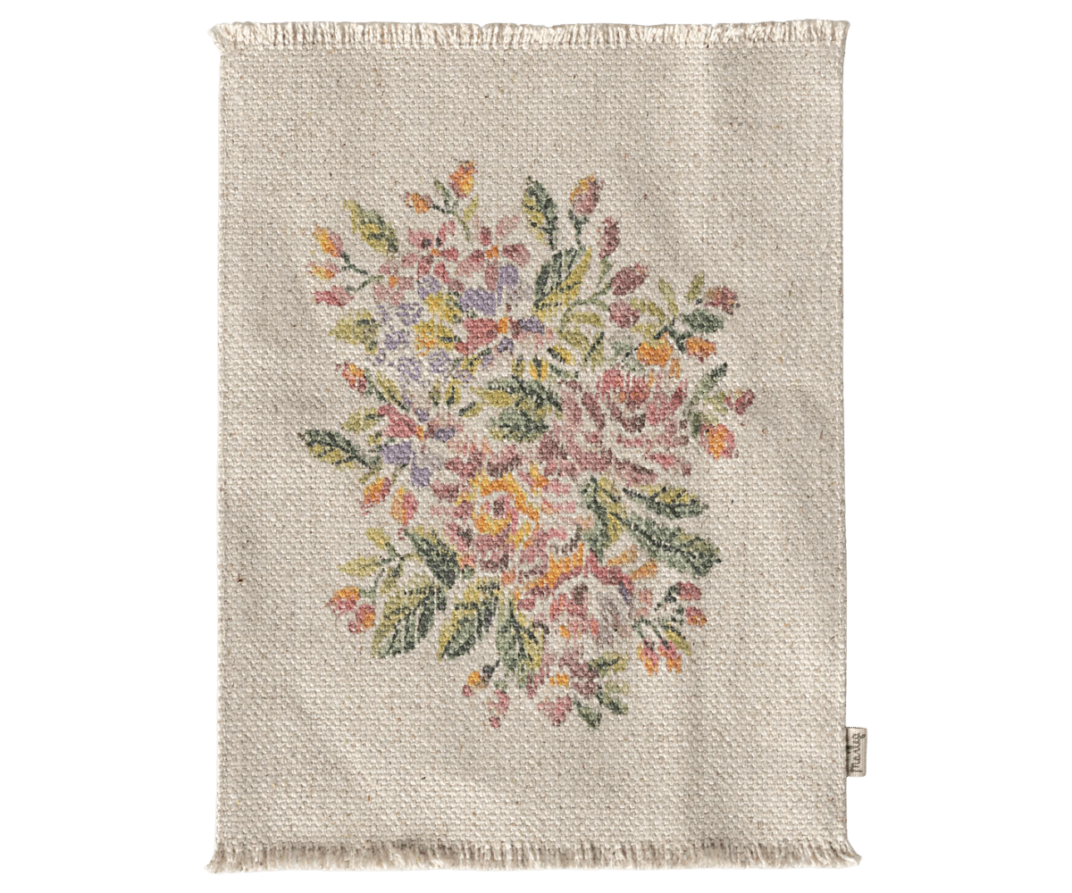 Maileg - Vloerkleed, Bloemen - Groot - Playlaan