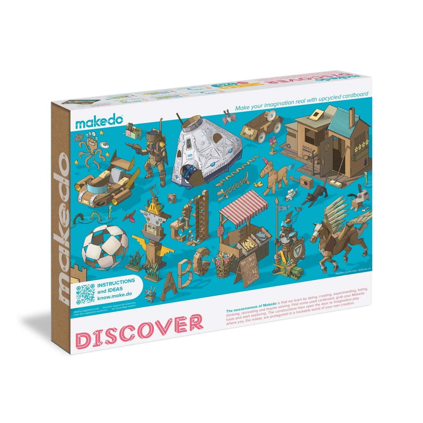 Makedo - Makedo - Discover Kit 126 pieces - Playlaan