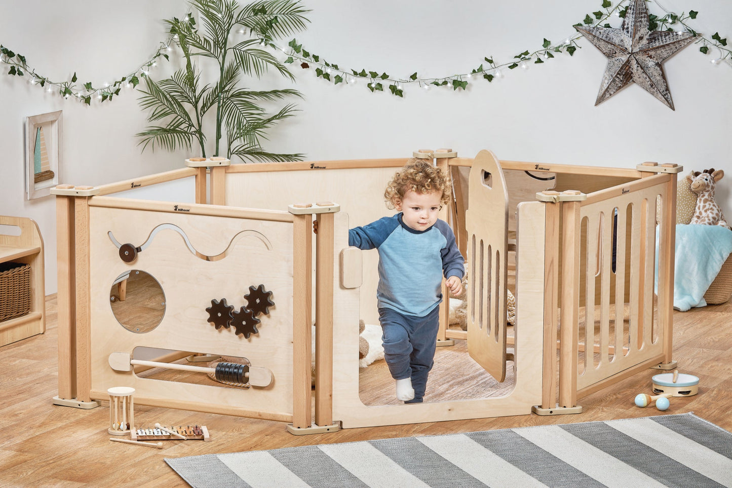 Millhouse - Millhouse - Afscheidings panelen (6 stuks) - Speelruimte verdeler - Playlaan