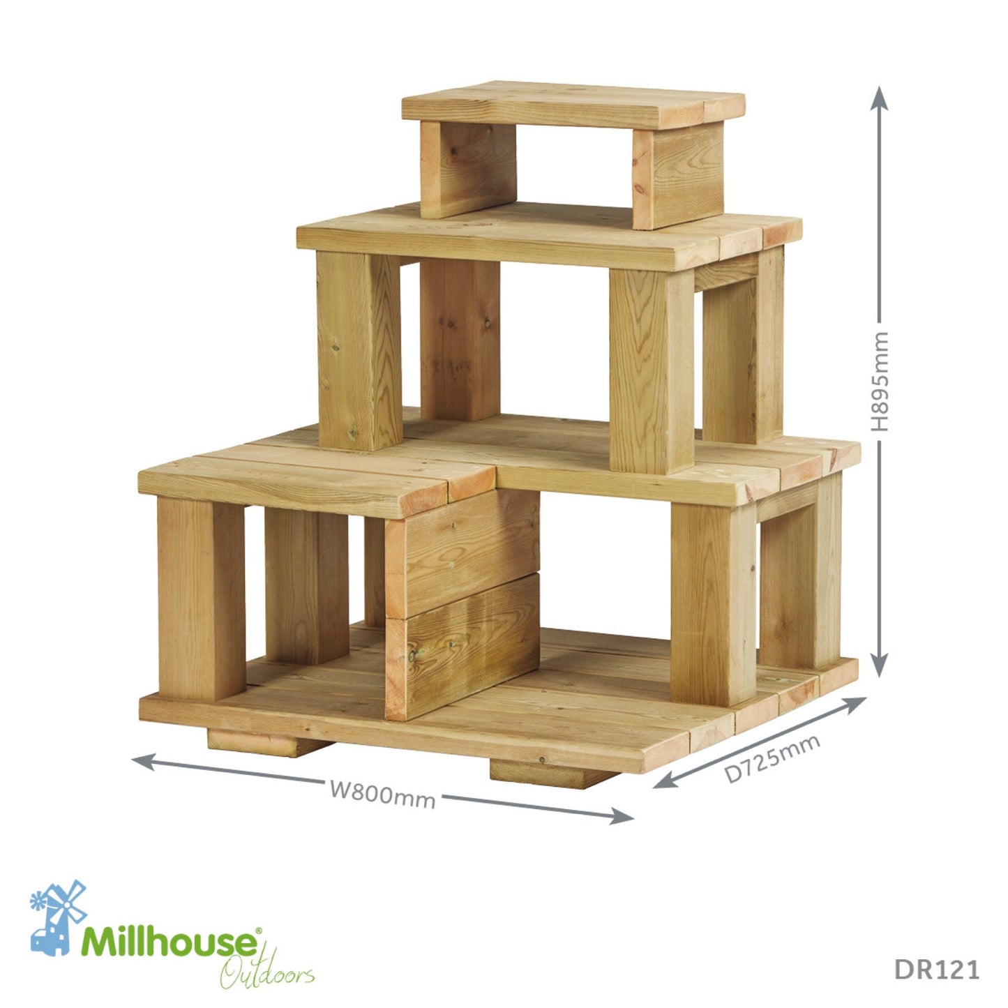 Millhouse - Millhouse - Creatief speelhuis voor rollenspel - Playlaan