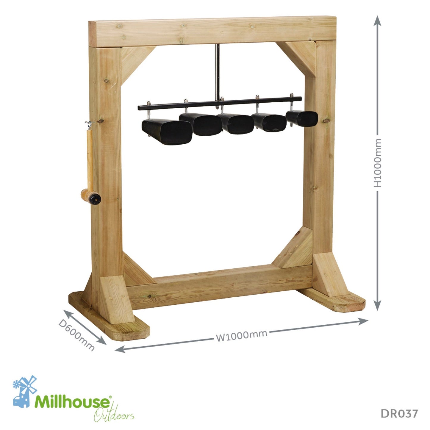 Millhouse - Millhouse - Muziekframe met cowbells - Playlaan