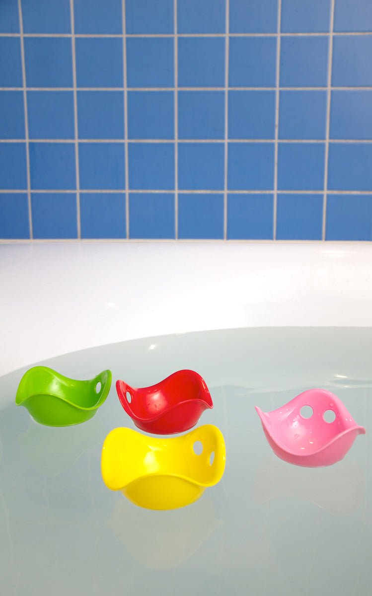 Moluk - Bilibo Mini - Sensomotoriek Activiteiten Schelpen - Set van 6 - Playlaan