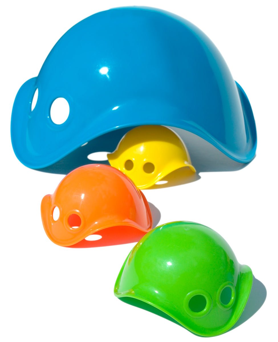 Moluk - Bilibo Mini - Sensomotoriek Activiteiten Schelpen - Set van 6 - Playlaan