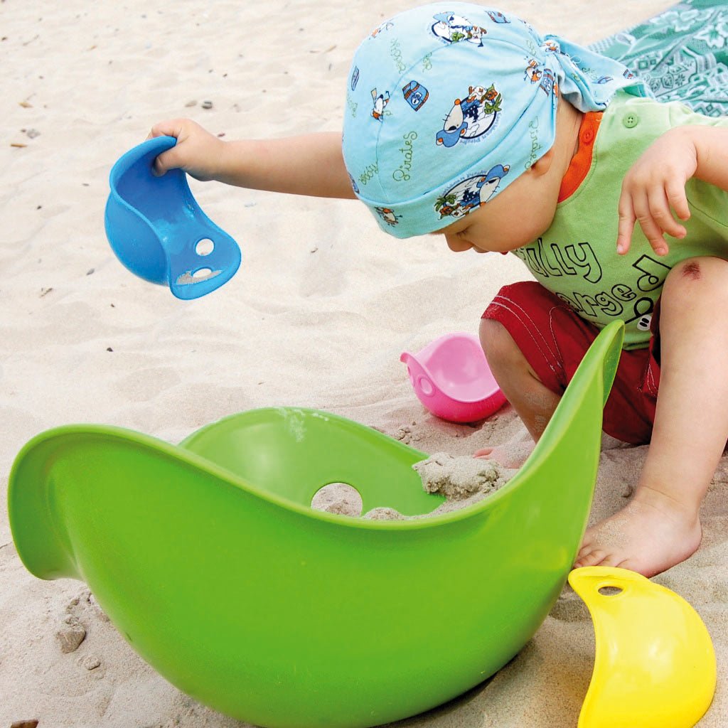 Moluk - Bilibo Mini - Sensomotoriek Activiteiten Schelpen - Set van 6 - Playlaan