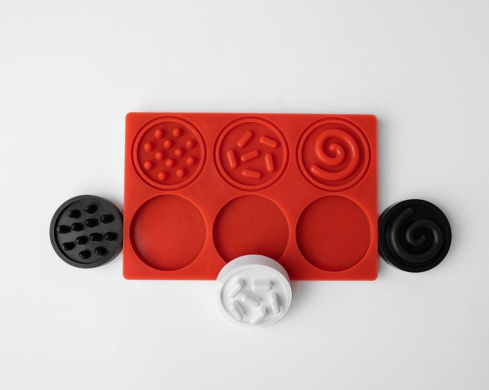 Mom's Care - Mom's Care - Sensorische puzzels - Contrast wielen - Playlaan
