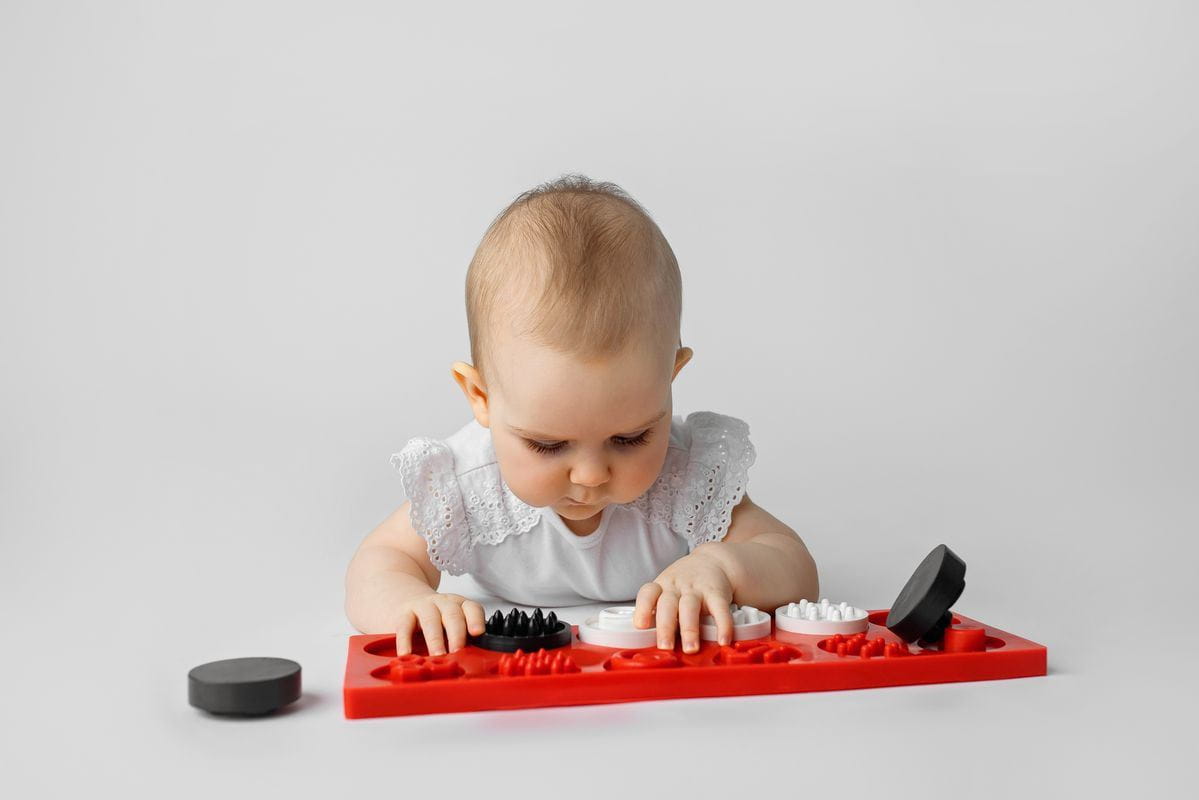 Mom's Care - Mom's Care - Sensorische puzzels - XL contrast wielen - Playlaan