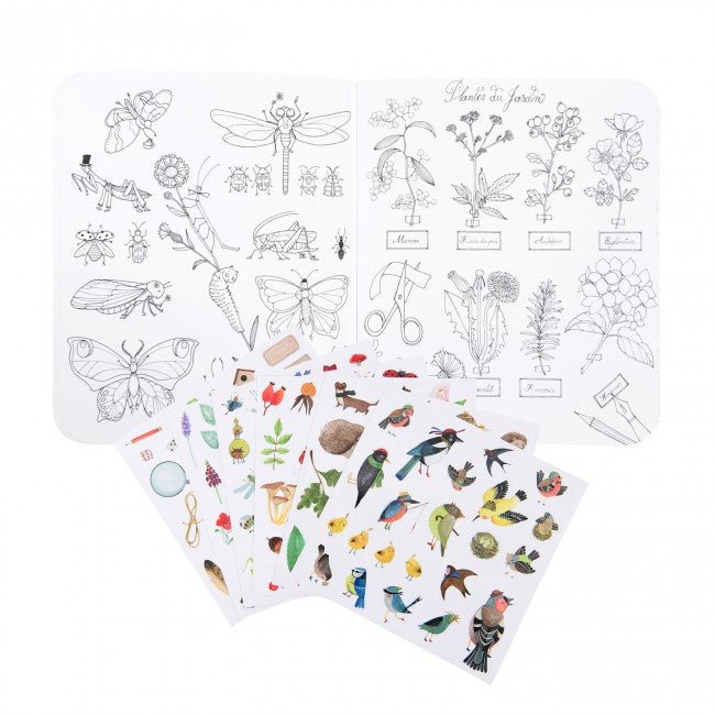 Moulin Roty - Stickerboek de Plantkundeige - Le Jardin du Moulin - Playlaan