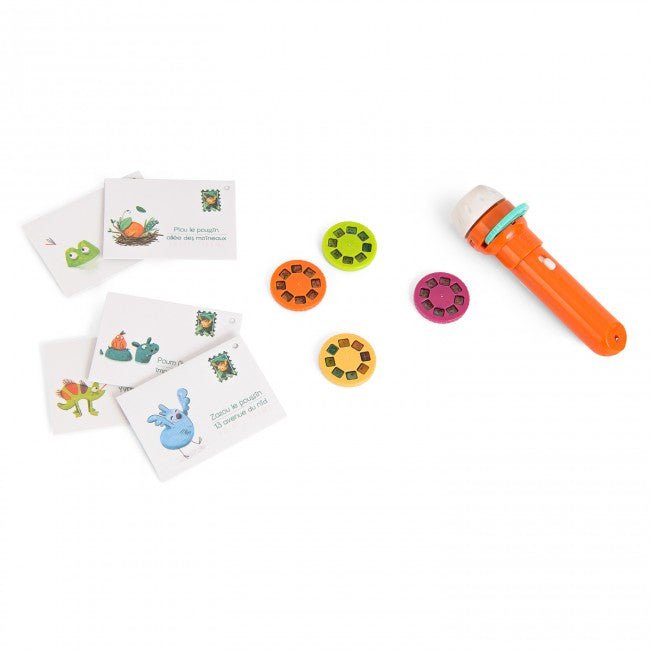 Moulin Roty - Verhaaltjesboek Projector Lamp - Dans La Jungle - Playlaan
