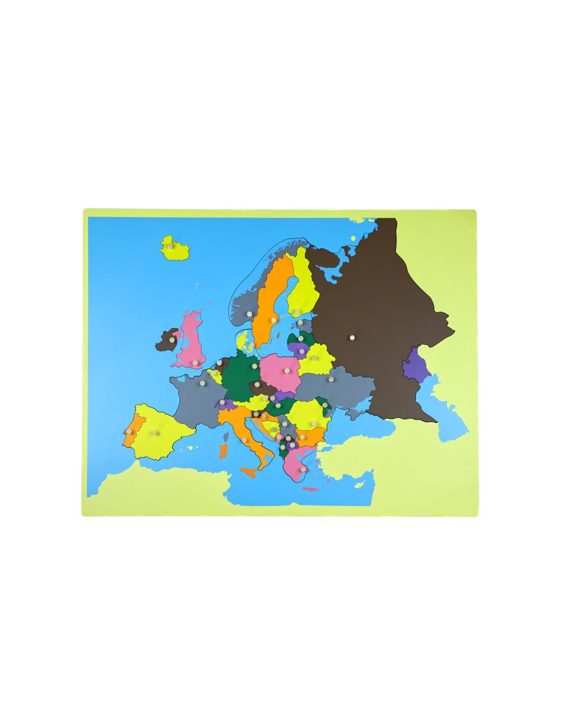 Moyo Montessori - Europa puzzelkaart - Montessori - Playlaan