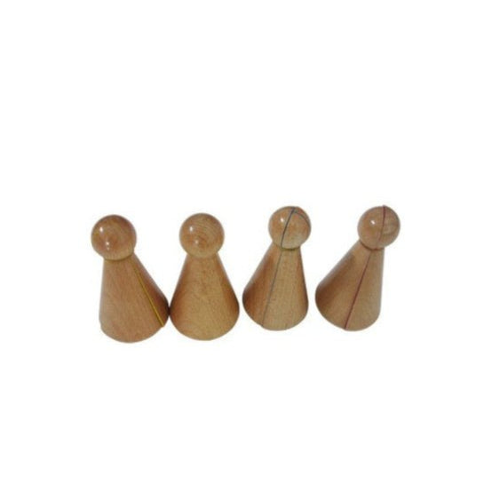 Moyo Montessori - Houten Breukenkegels set - Playlaan