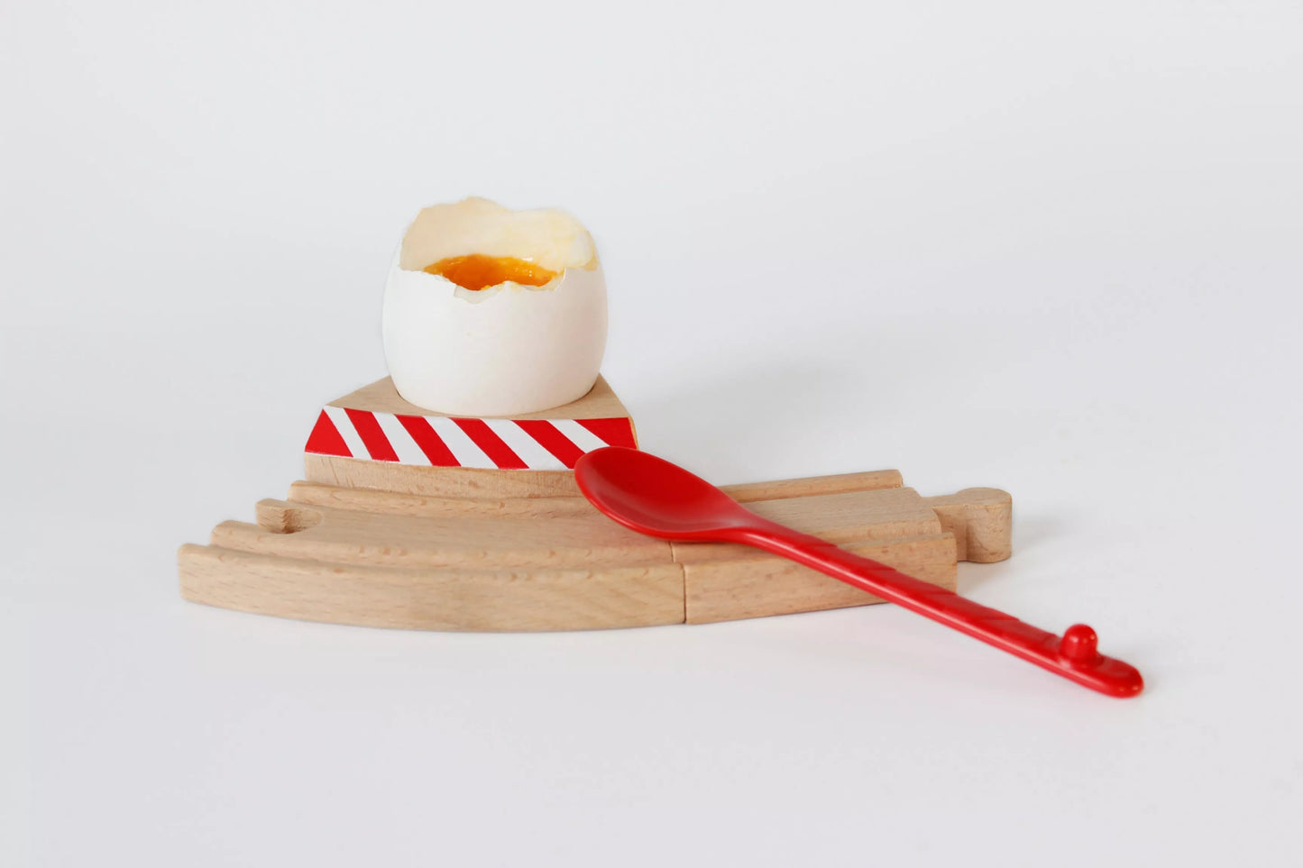 Neue Freunde - Eierdopje Spoor met Lepel - Ontbijt Set - Playlaan