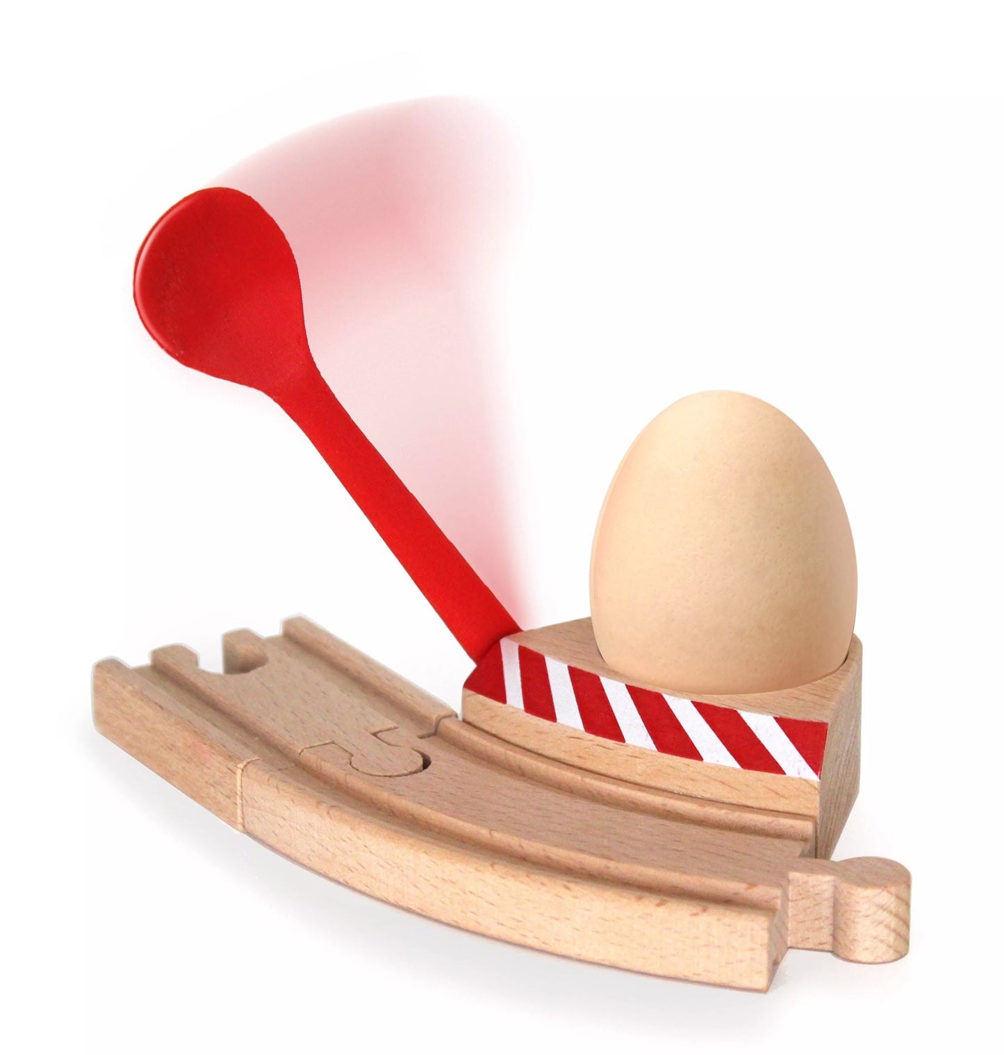 Neue Freunde - Eierdopje Spoor met Lepel - Ontbijt Set - Playlaan