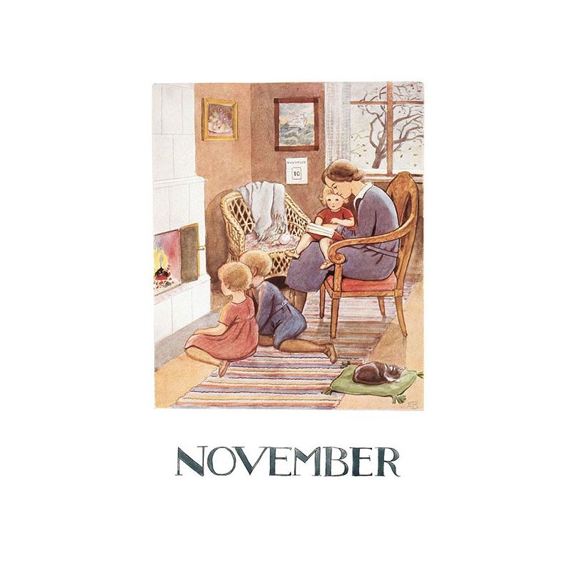 Hjelm Förlag - Elsa Beskow 12 Maandkaarten set - "Het Jaar Rond"