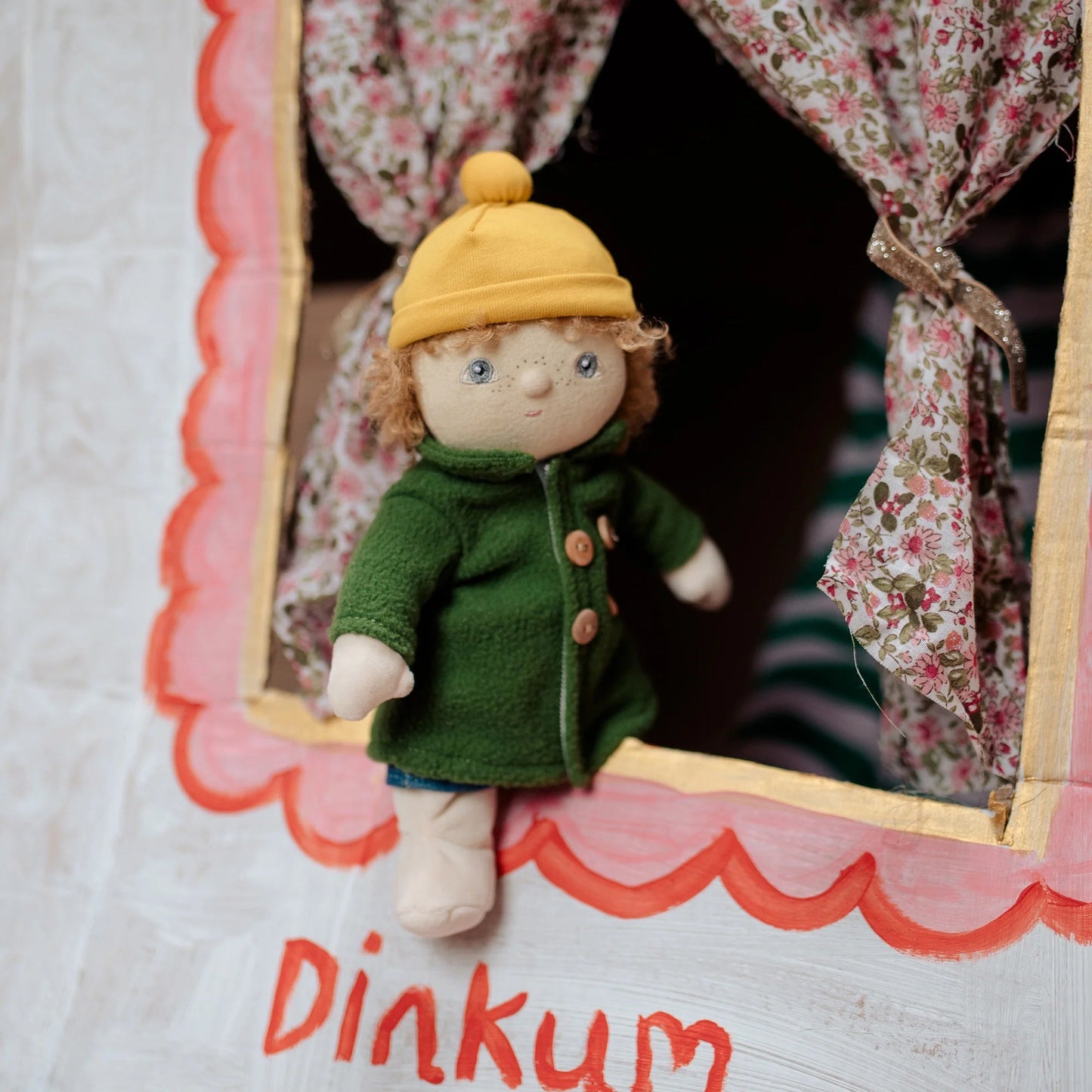 Olli Ella - Dress Me Dinky - Charlie Chestnut - Groen - Playlaan