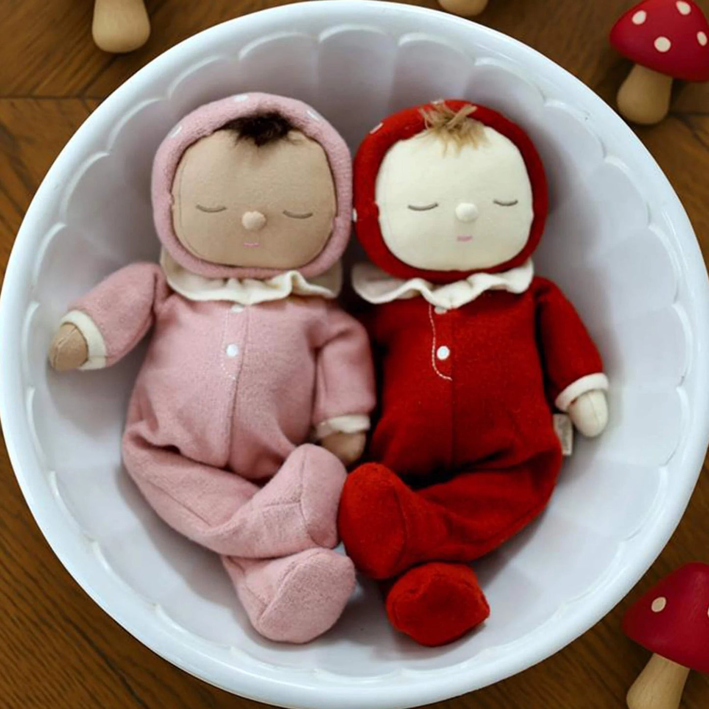 Olli Ella - Olli Ella - Dozy Dinkum pop - Toadstool Moppet rood - Playlaan