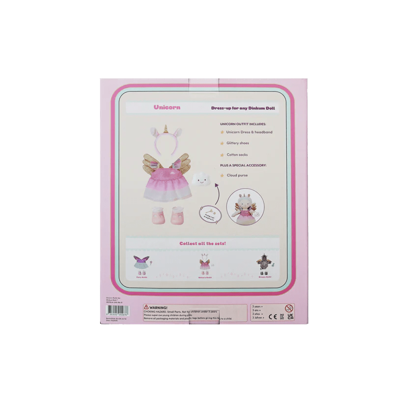Olli Ella - Olli Ella - Unicorn Outfit Set voor Dinkum Dolls - Playlaan