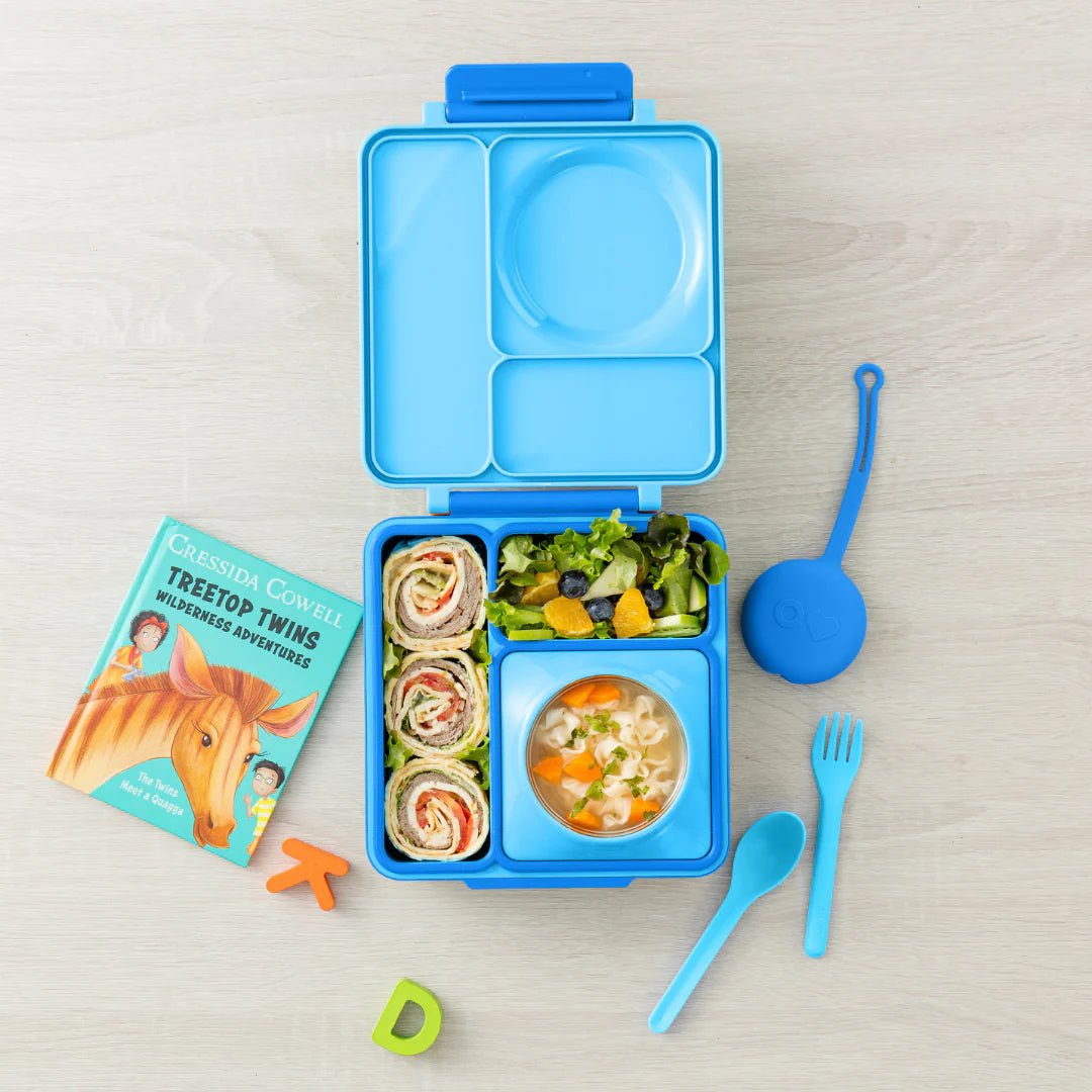 Omielife - Omielife - Bestekset in Hoesje OmiePod - Blauw - Playlaan