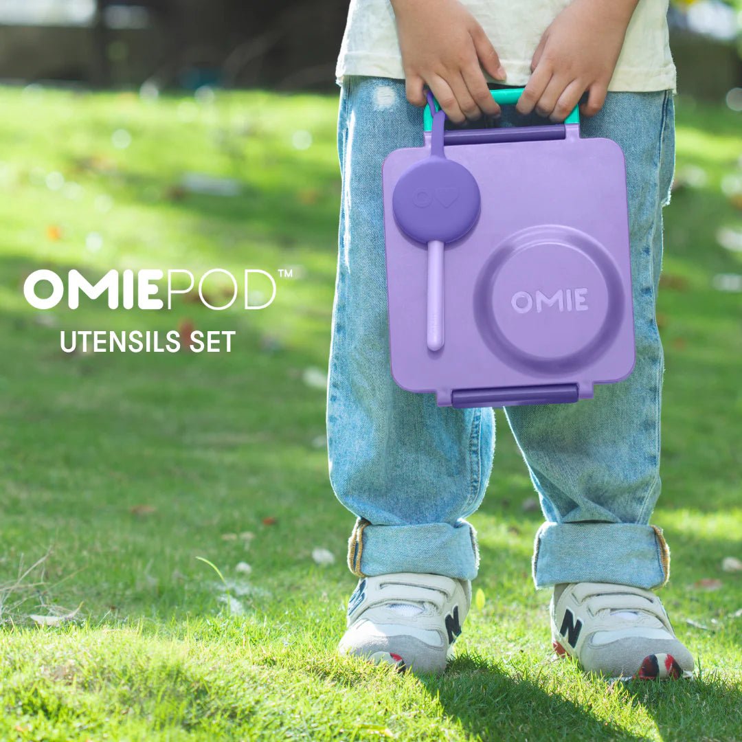Omielife - Omielife - Bestekset in Hoesje OmiePod - Lila - Playlaan