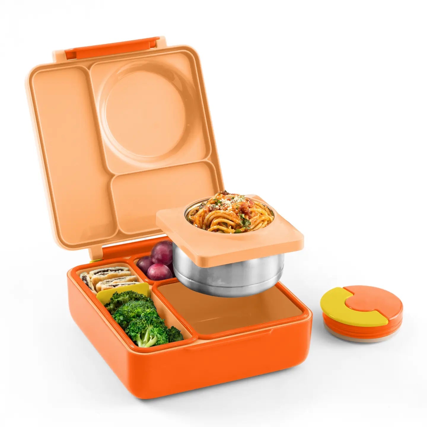 Omielife - Omielife - OmieBox Bento lunchbox - Klaproos Oranje - Playlaan