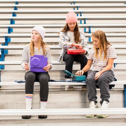 Omielife - Omielife - OmieBox UP Bento lunchbox met RVS thermos soepbeker - Galaxy Paars - Playlaan