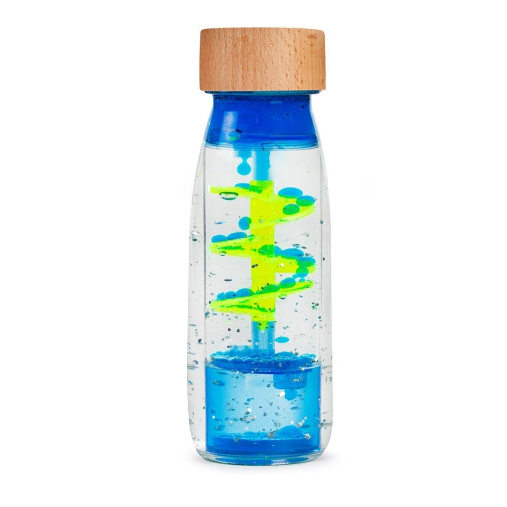 Petit Boum - Petit Boum - Sensorische Fles Move - Spiraal Blauw - Playlaan