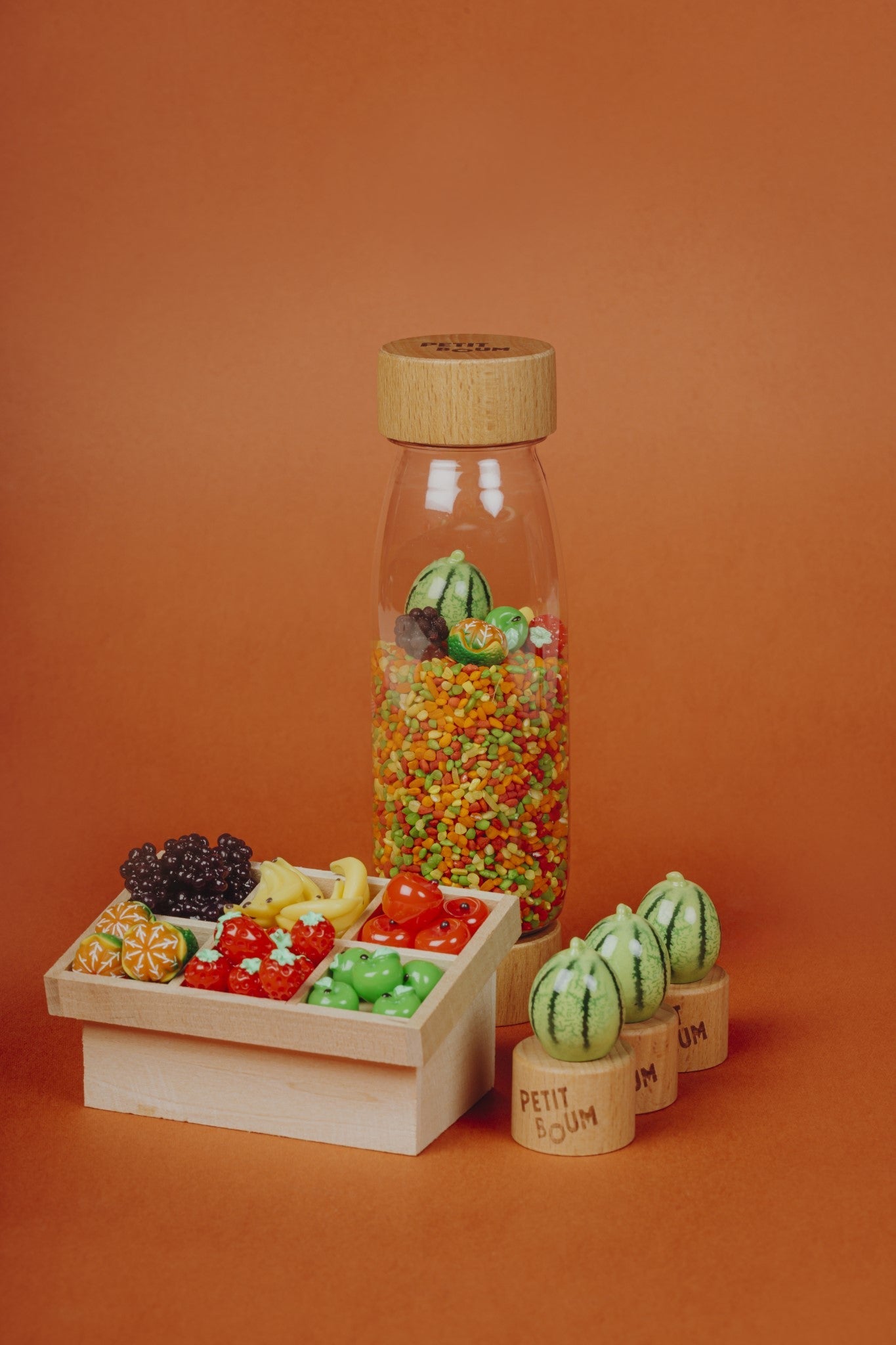 Petit Boum - Sensorische Leerfles - Fruit - Playlaan