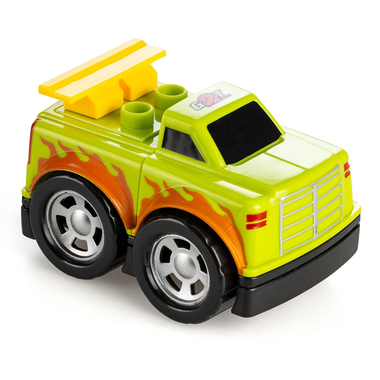 Playhouse - Play Tray Set - City & Race 2 speelmatten + 4 auto's + 4 x kegels en vlaggen - Playlaan