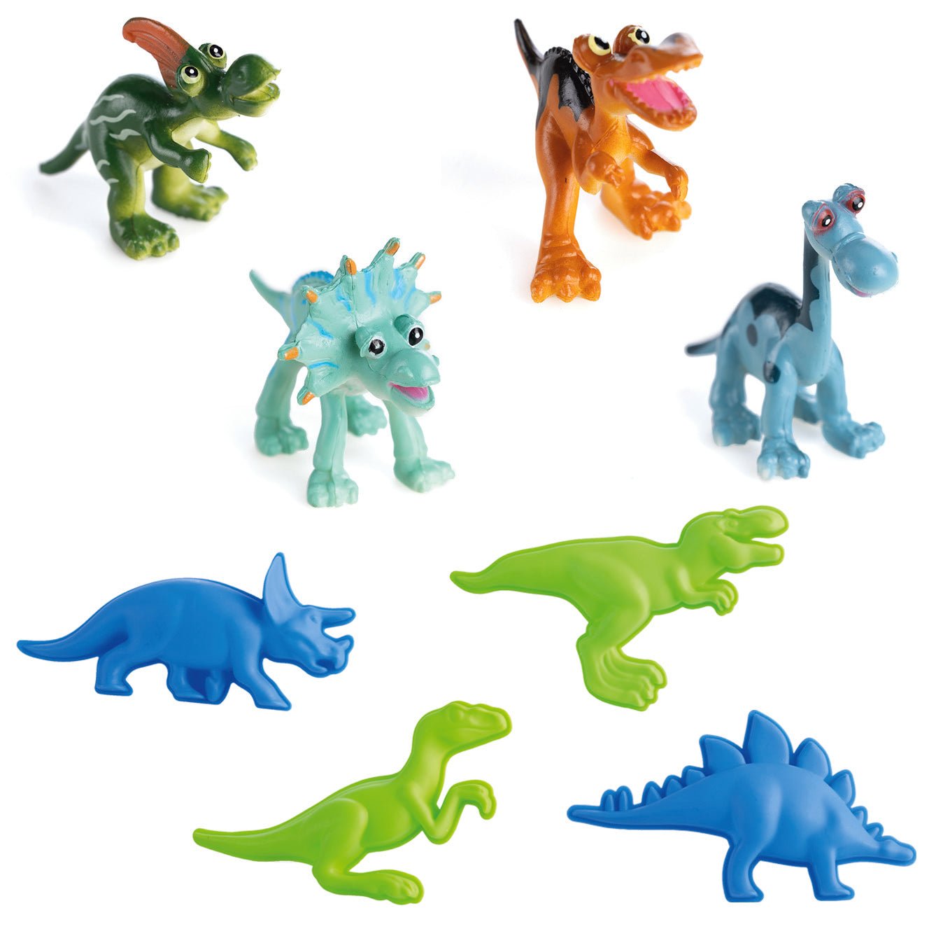 Playhouse - Play Tray Set - Zee & Dino Speelfiguren + Speelmat + Magic Sand + Mallen - Playlaan