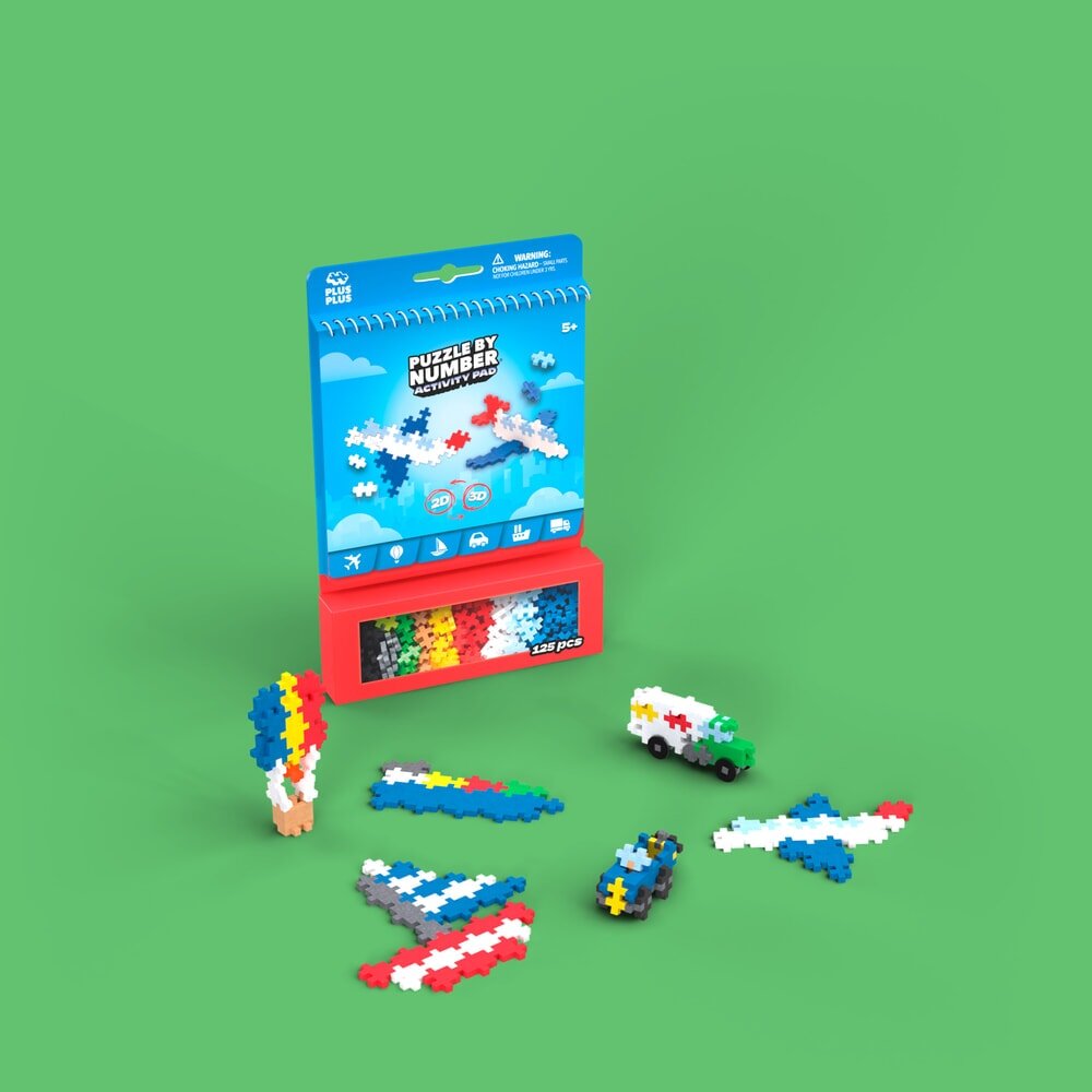 Plus - Plus - Plus - Plus Activity Pad – Transport - Playlaan