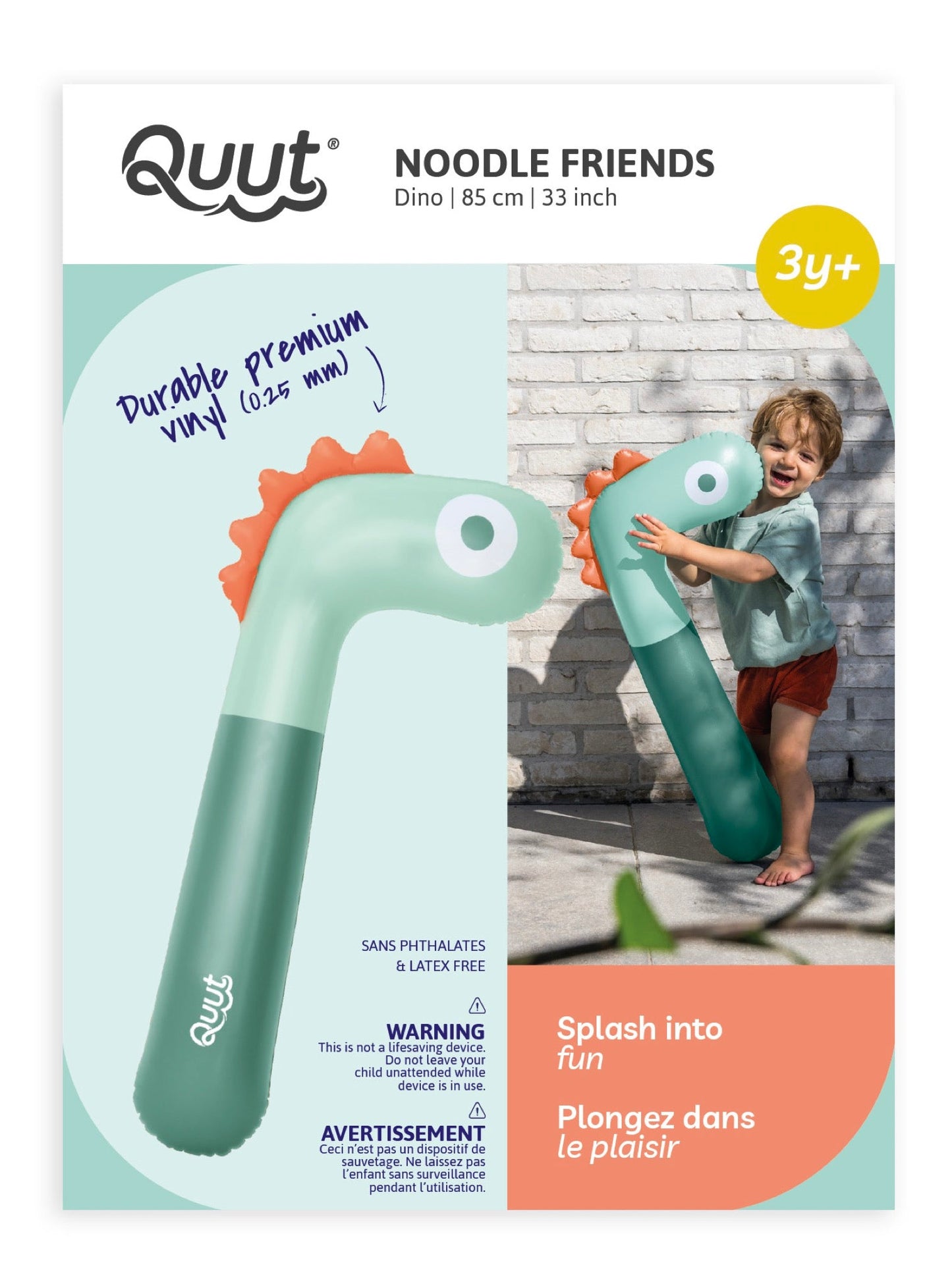 Quut - Quut - Opblaasbaar Dino Noodle Friends - Playlaan